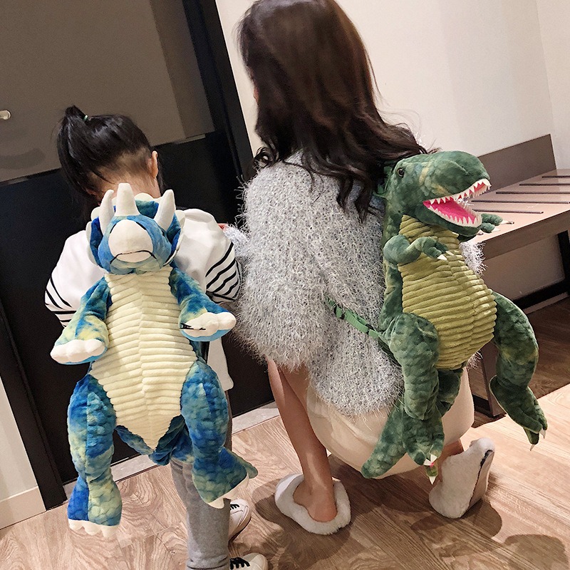 Plush discount dinosaur backpack