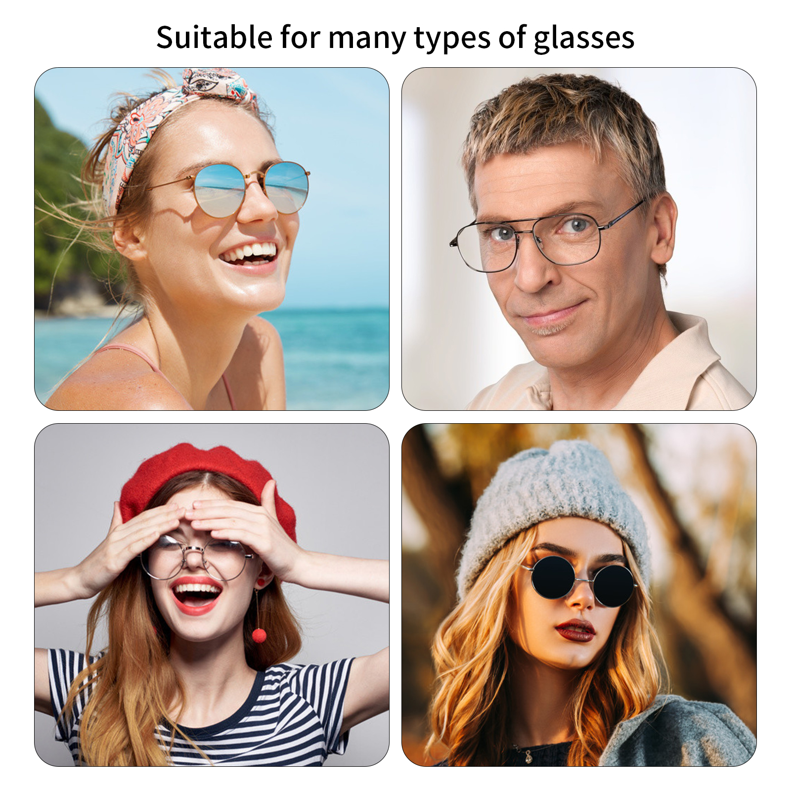 Brillenreparaturset Anti-Rutsch-Brille Nasenpads Schraubensatz Werkzeug