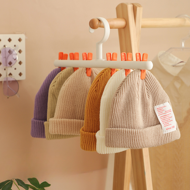Hat Storage Hanging Clip Organizer Multifunctional Wall Hanging Rack
