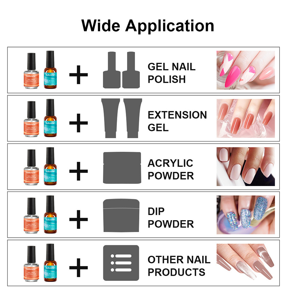 Nail Prep Dehydrator And Primer: Professional Natural Nail