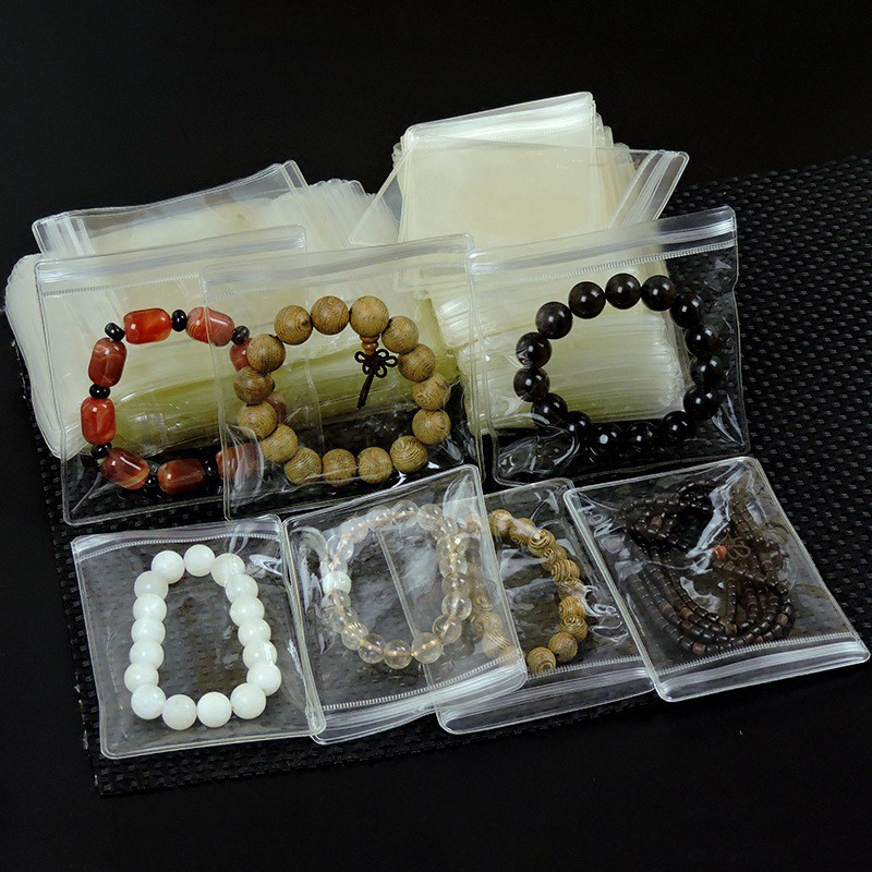 50 piezas, Bolsas de joyería antioxidantes, Bolsas transparentes con  cremallera para joyería, Organizador de joyas pequeñas, Bolsas de  almacenamiento