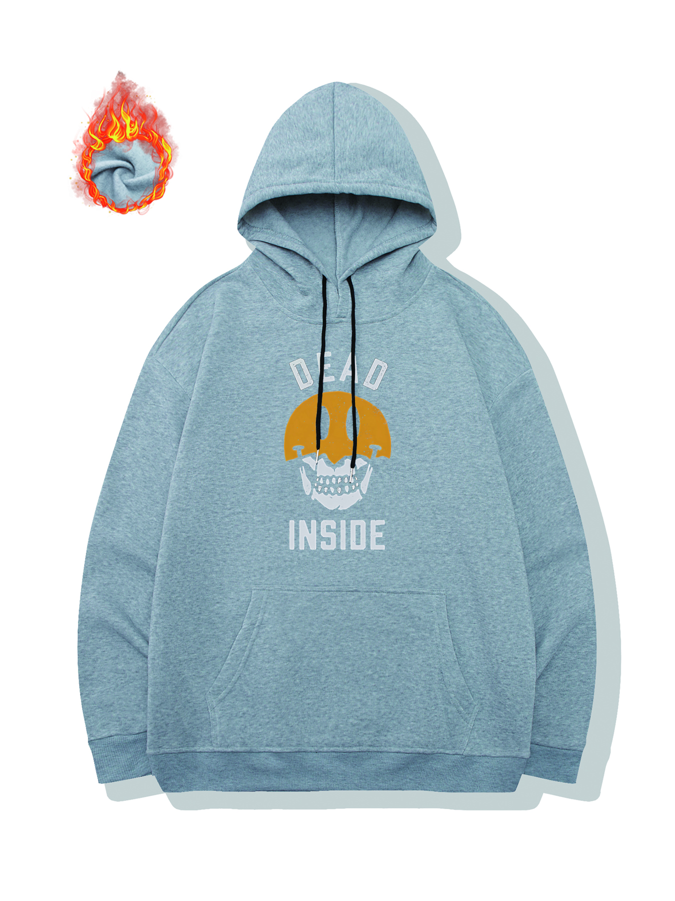 Mens hoodie with inside hot sale pocket