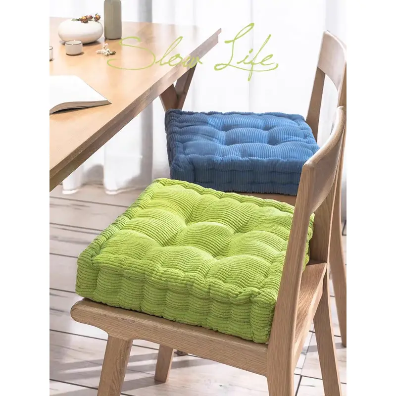 Floor Pillow Meditation Pillow Solid Thick Tufted Seat Cushion For