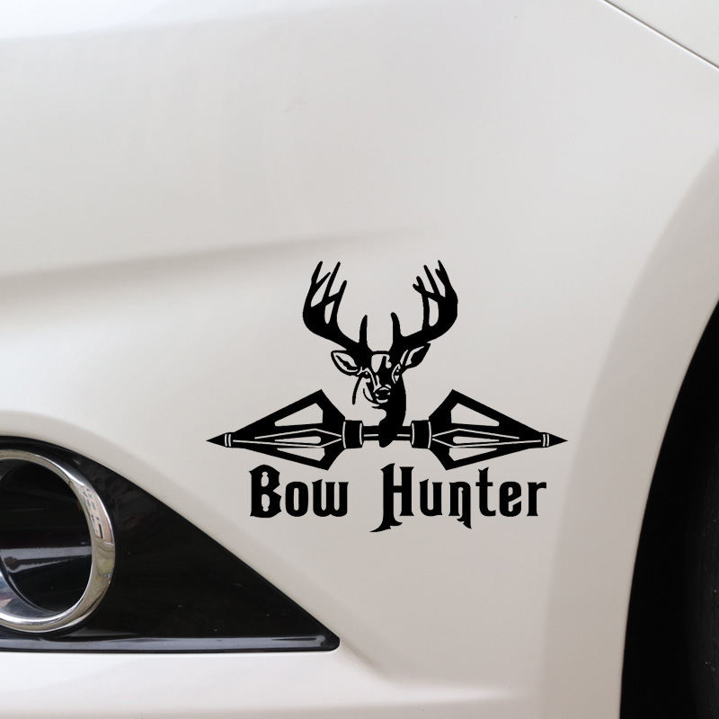 Hot Wild Hunting Enthusiasts Bow Hunter Elk Car Stickers - Temu