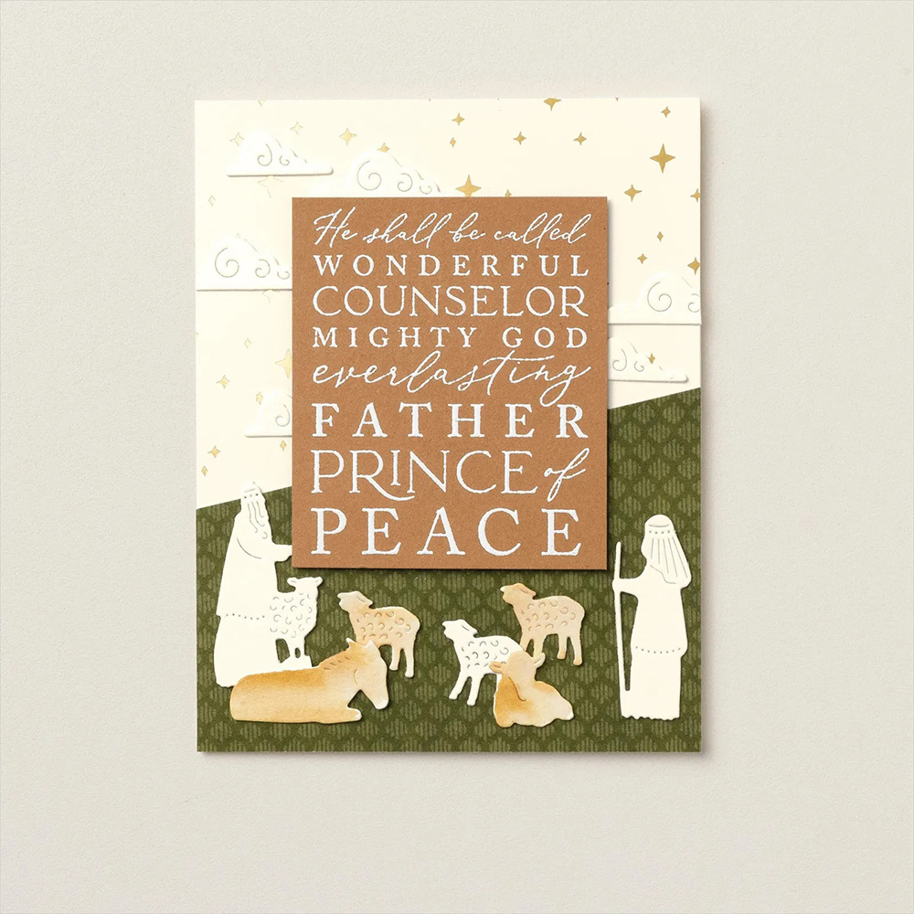 Father Peace Metal Cutting Dies and Clear Stamps for DIY