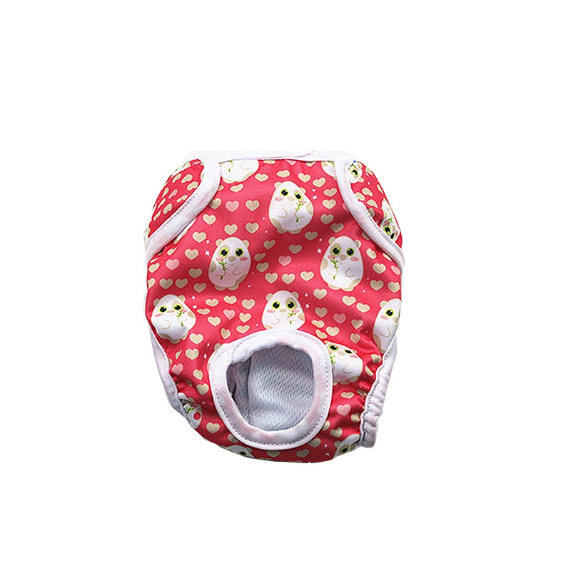 Graphic Pattern Washable Dog Diaper High Absorbent Leak - Temu