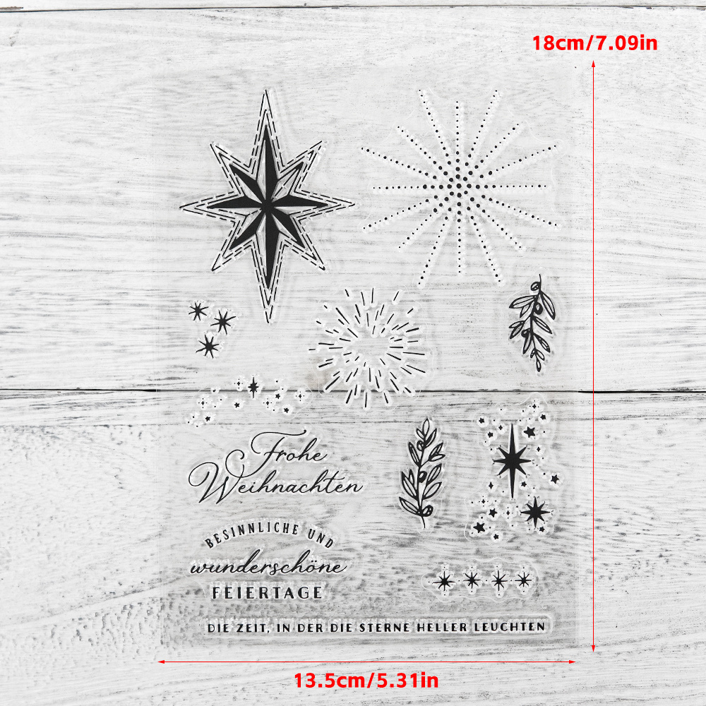  Lapoo Stamps and Dies for Card Making, Christmas