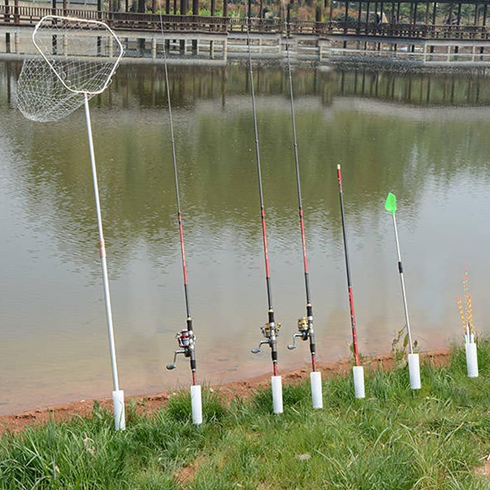 Ground Inserted Fishing Rod Holder Pvc Fishing Pole Stander - Temu Canada