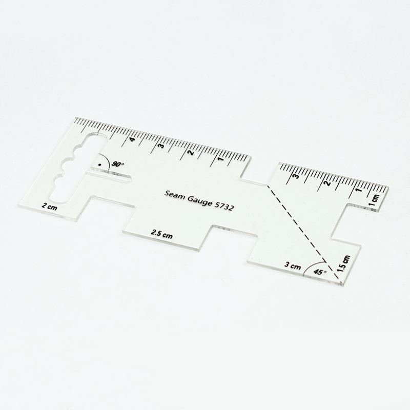 Acrylic Quilting Ruler 5732 Clothing Ruler Mini Sewing Quilting Tools Sewing Additions Hardware Fittings