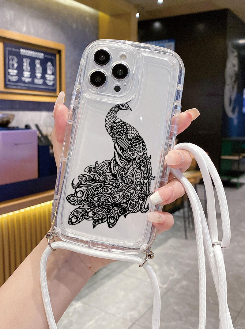 Lanyard Silicone Case Black English Graphic Phone Case For Iphone 11 14 13  12 Pro Max Xr Xs 7 8 6 Plus Mini Czq Pattern Luxury Matte Silicone Original  Shockproof Camera Lens Protector Soft Cover - Temu
