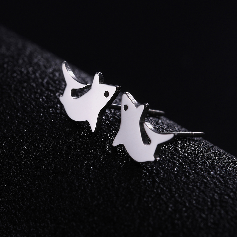 Shark on sale stud earrings