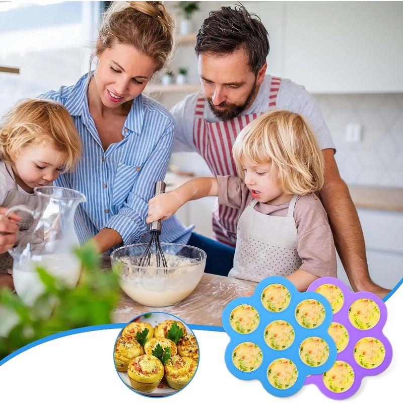 The Versatile Silicone Air Fryer Egg Bit Mold, Silicone Air Fryer