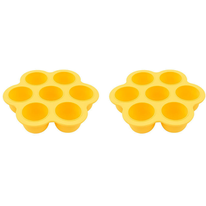 The Versatile Silicone Air Fryer Egg Bit Mold, Silicone Air Fryer Egg Bite  Mold, Reusable Egg Bites Pan With Lid-alternative To Sous Vide Egg Bite  Maker, Air Fryer Accessories - Temu