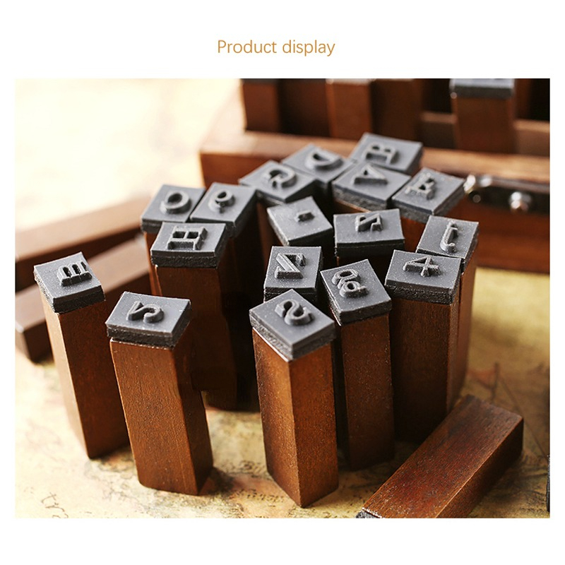 Wooden Alphanumeric Stamps Capital Letter Stamps For Diy - Temu