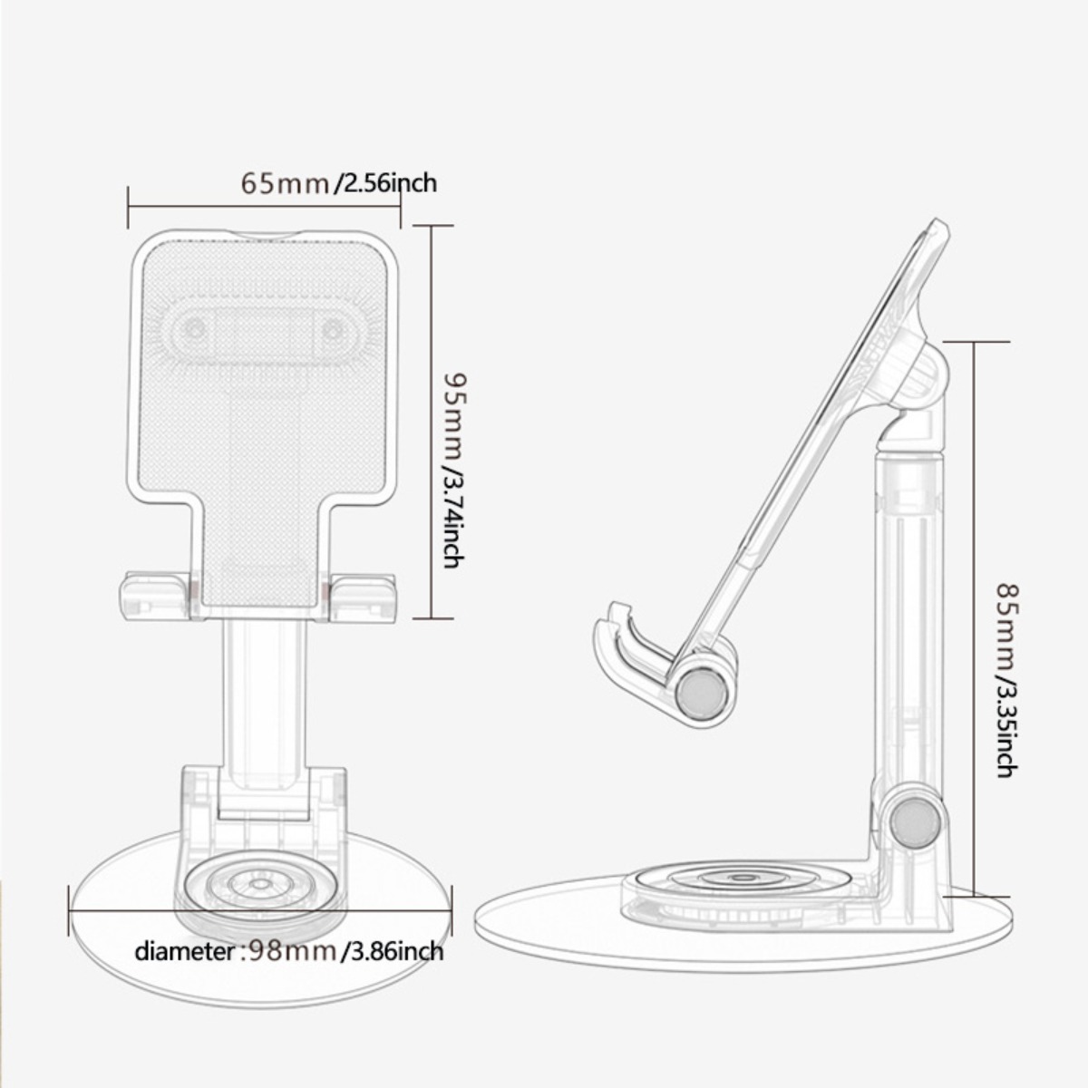 Cartoon Graffiti 360 Rotatable Bracket Phone Holder