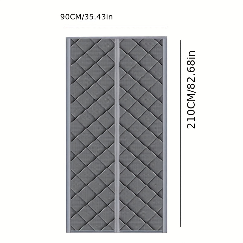 Magnetic Thermal Insulated Door Curtain Soundproof Door - Temu Mexico