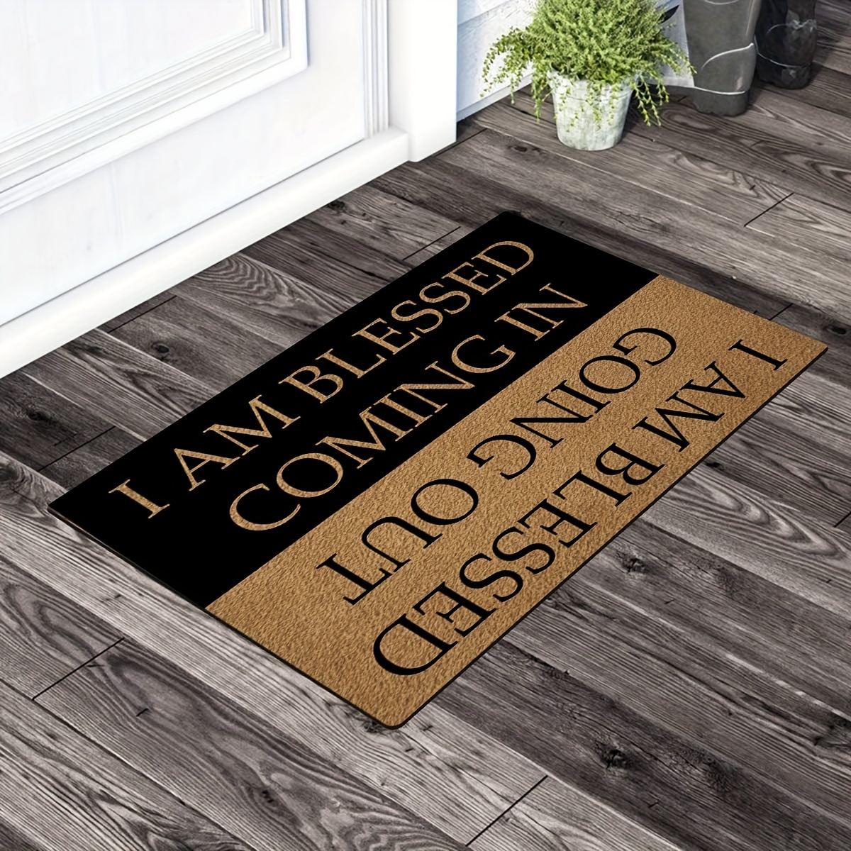 Front Door Mat Welcome Mats Entryway Mats For Shoe - Temu