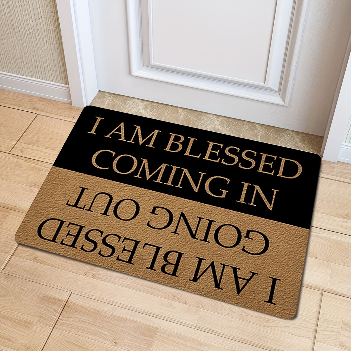 Rectangular Entrance Welcome Rug Doormat For Indoor - Temu