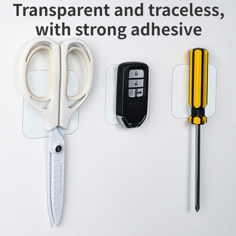 30/50pcs 0.8MM Double-sided Adhesive Square Tapes Nano High Viscosity