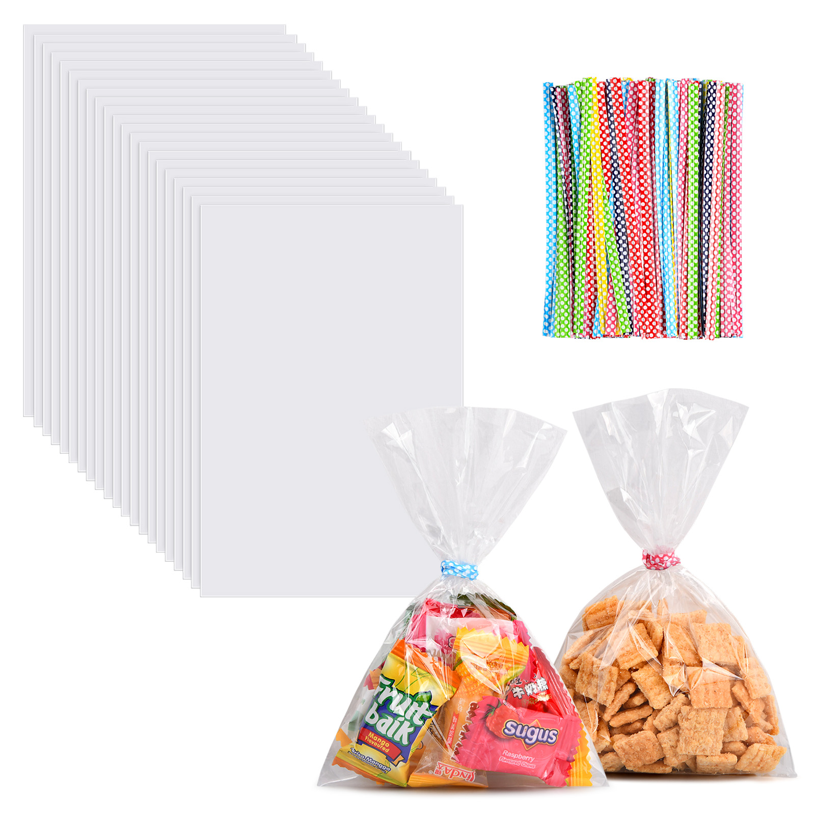 Simple Craft Candy Treat Cellophane Bags - 200 Pack (4 x 9 ), 200 - Kroger