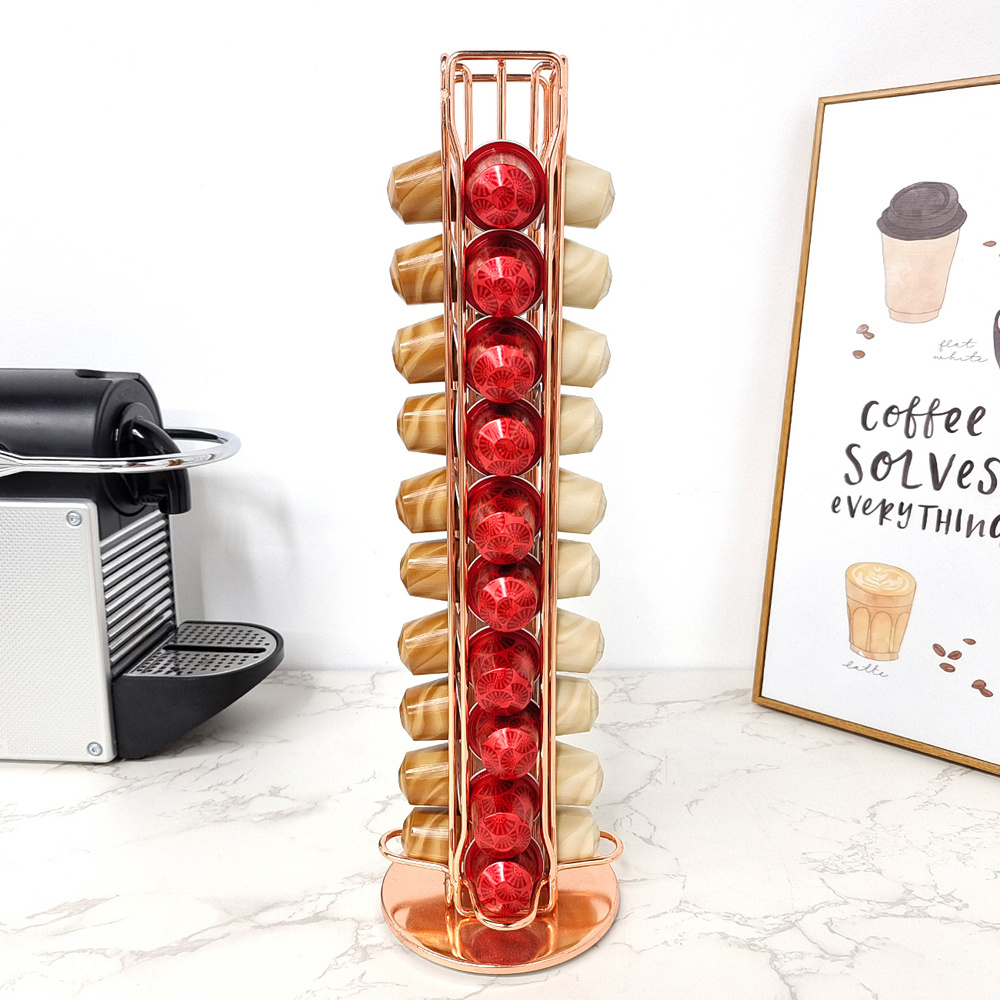 Portacapsule Da Caffe Acciaio Organizer Dispenser Caffe Stand Forma Ta