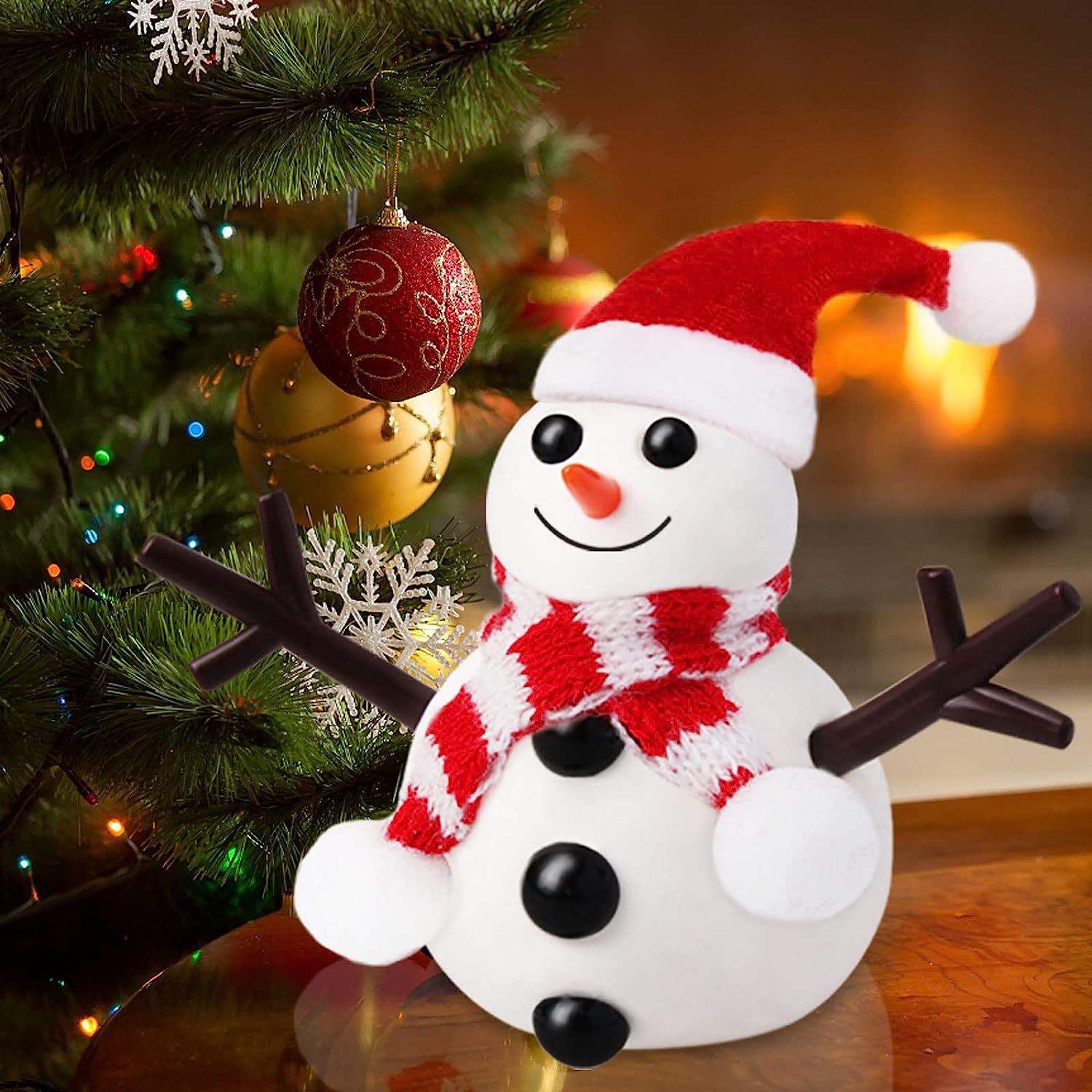 3Pcs Kit Make Snowman Crafts, Ornaments, Christmas Gifts for Kids