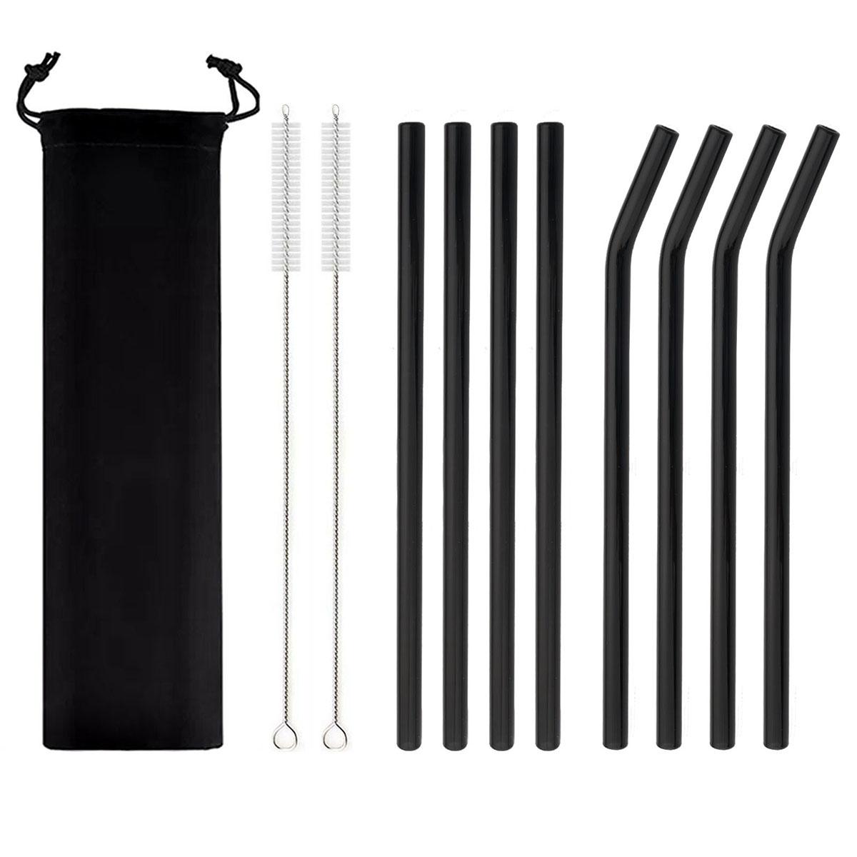 Glass Straw, Transparent Straw For Party, Heat Resistant Straw With  Cleaning Brush, Reusable Straw For Milk Water Cocktail Drinking, Straw For  Decoration, Decorative Straw For Festival Party Wedding Cocktail Bar, Beach  Vacation