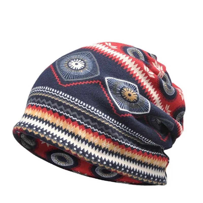 Casual Camo Print 1pc Hat, Men's Cotton Skullies Beanies Ski Caps for Men and Outdoor Hat,Temu