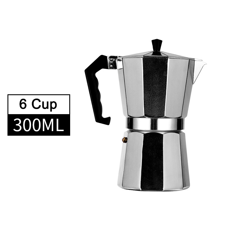 Aluminum Stovetop Espresso Maker 6 Cup Moka Pot Percolator Italian