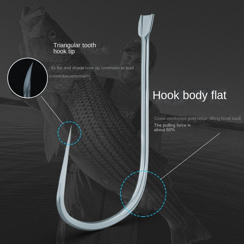 Titanium Fishing Hooks Heavy Duty Barbed Hooks Fishing - Temu Malaysia