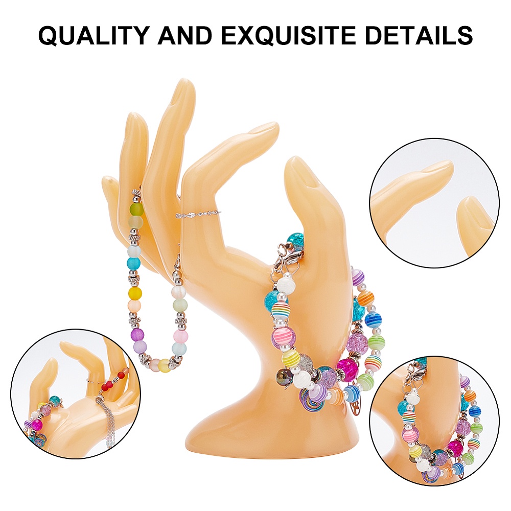 White Plastic Mannequin Hand Jewelry Display Holder Stands - Temu