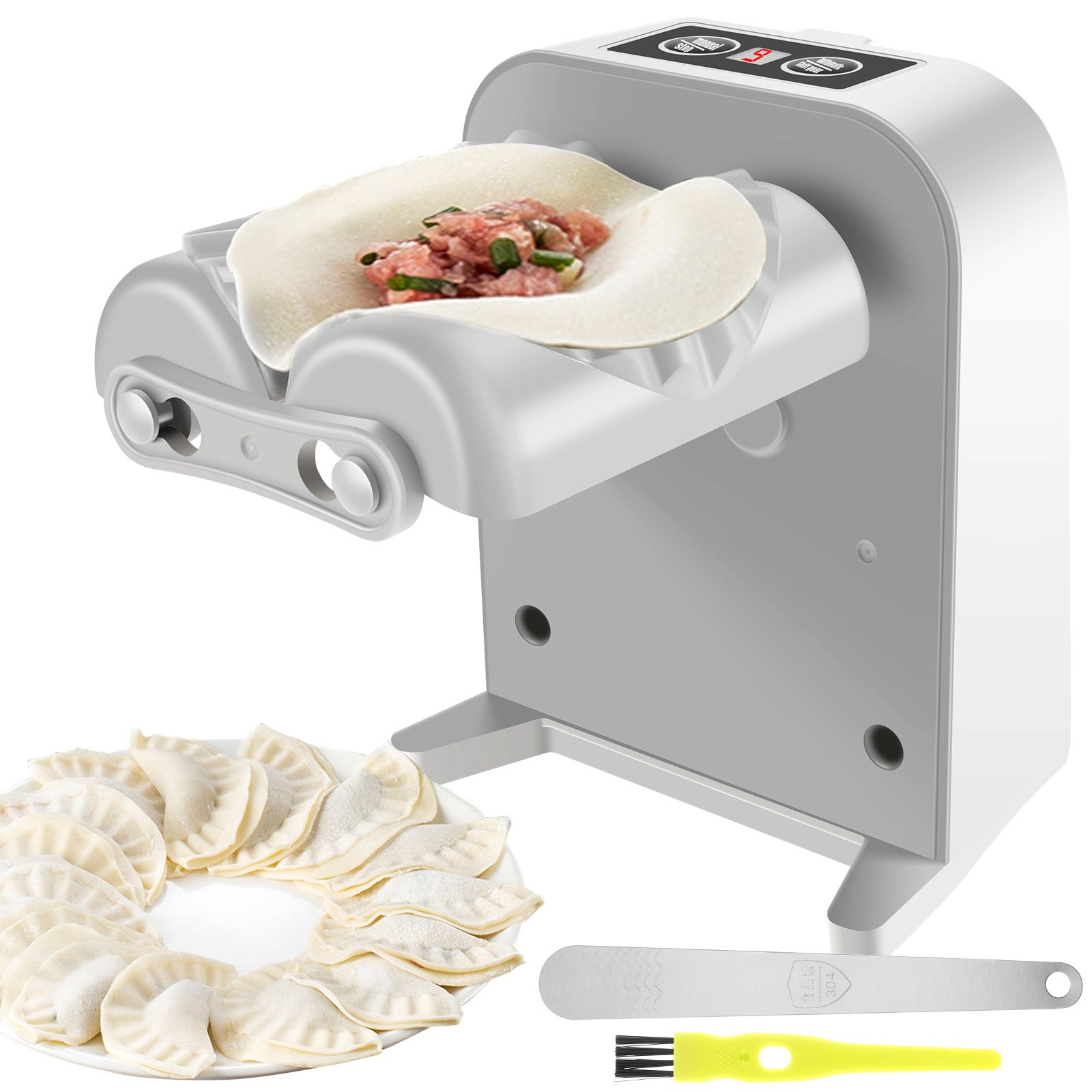 Minneer Electric Noodle Maker Machine for Pasta Press Dumplings Pizza 110V