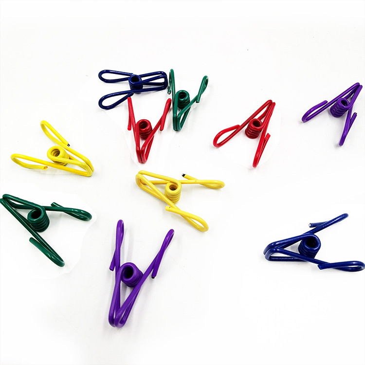 Chip Clips Assorted Colors Utility Pvc coated Clips Bag - Temu