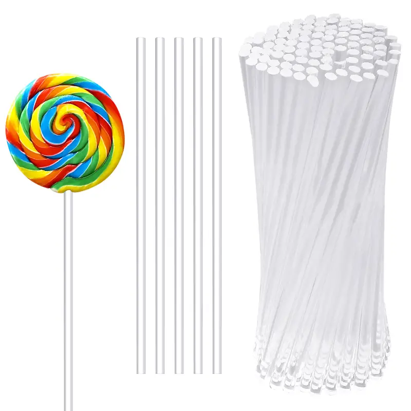 Reusable Cake Pops Stick Clear Acrylic Rods Lollipop Sticks - Temu