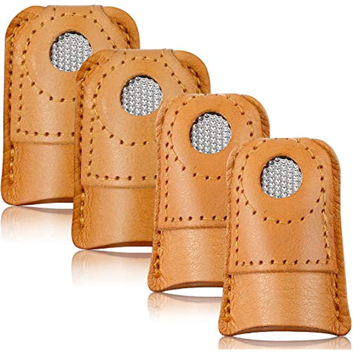 Leather Thimble Hand Sewing Thimble Finger Protector Coin - Temu