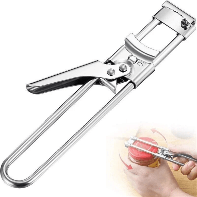 Adjustable Stainless Steel Jar Opener For Weak Hands Easy - Temu