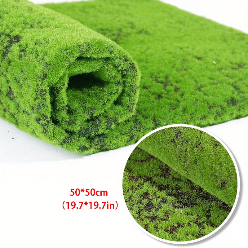 1pc Artificial Grass/moss Mat For Landscape, Photography