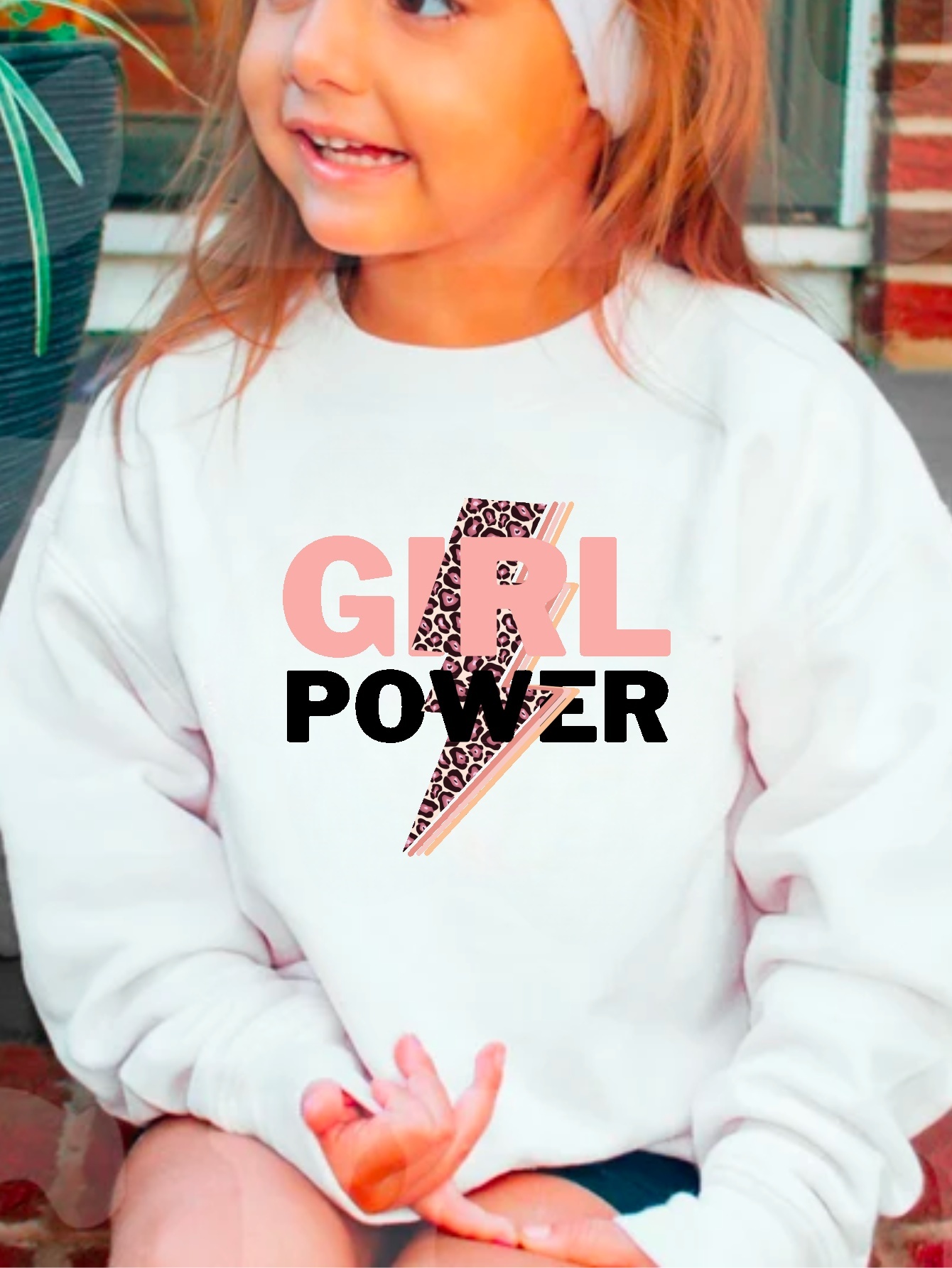 Power to discount the girls sweatshirt