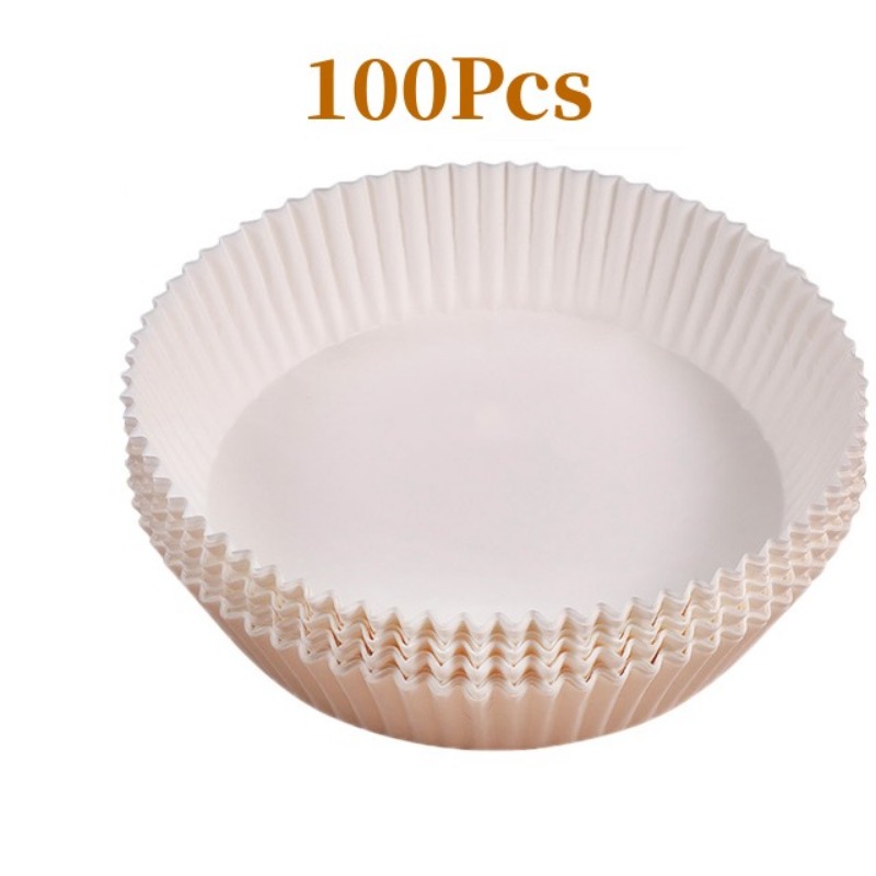 50/100Pcs Air Fryer Disposable Paper Non-Stick Airfryer Baking