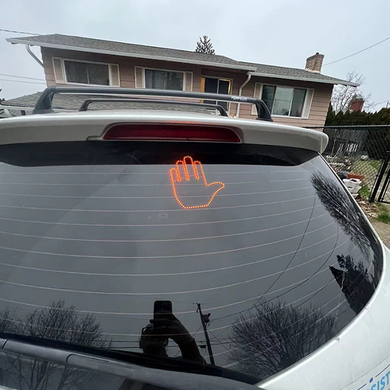 Car Finger Light Gesture Light Auto Interior Rear Windshield - Temu New  Zealand