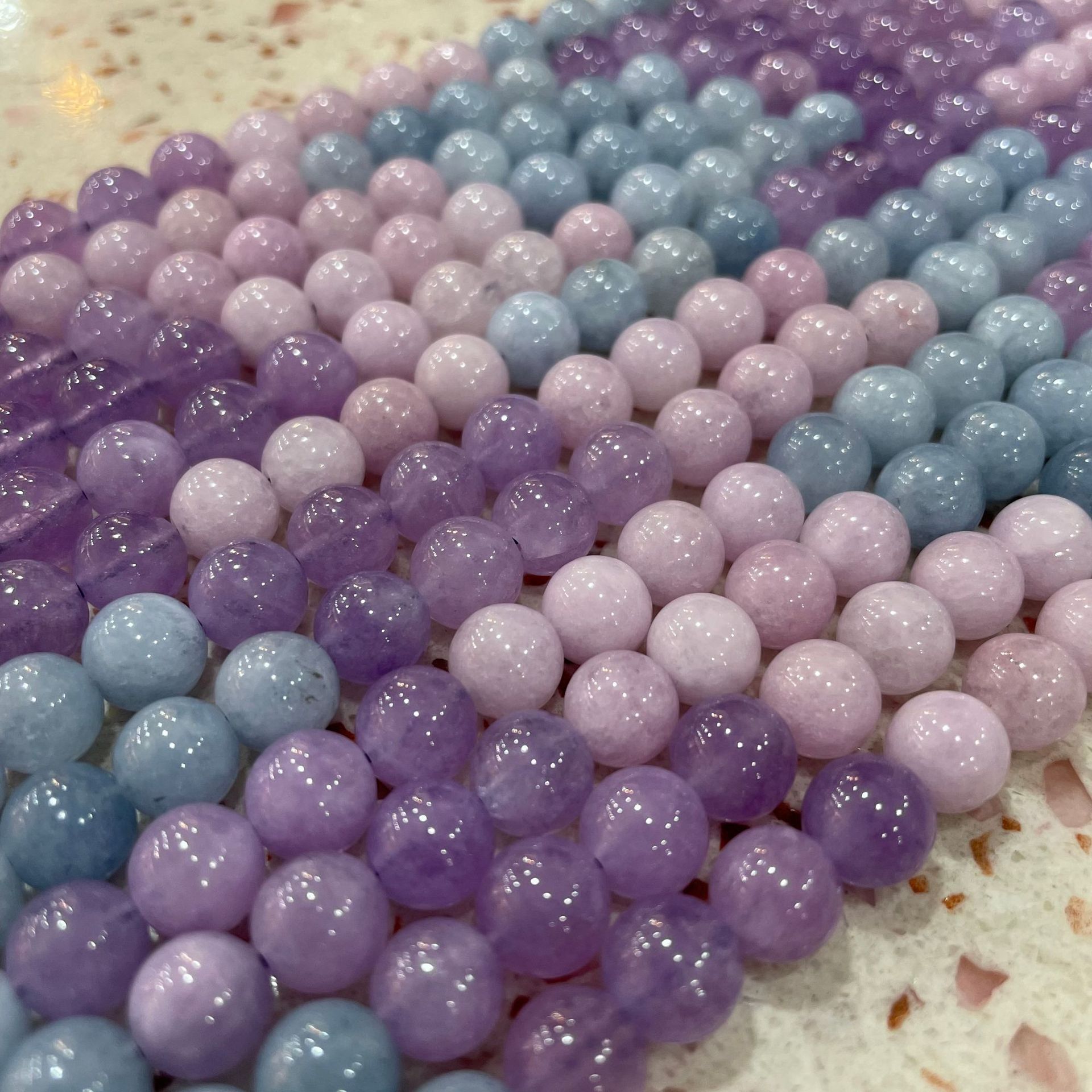 6/8/10/12mm Purple Sugilite Stone Beads Round Loose Beads For Jewelry  Making DIY Necklace Bracelet Earring Accessories