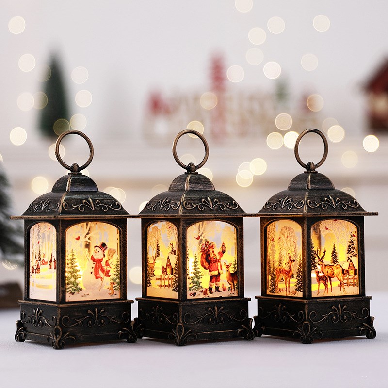  Arts and Crafts for Adults Beginners Christmas Decoration  Christmas Telephone Booth Wind Lamp Decoration Home Props Red Light Phone  Booth 10ml Arts and Crafts for Kids Ages 3-5 for (B, One