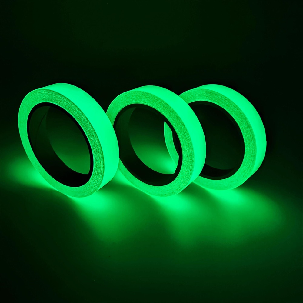 Glow in the Dark Luminous Tape, Self Adhesive Fluorescent Neon Gaffer Tape