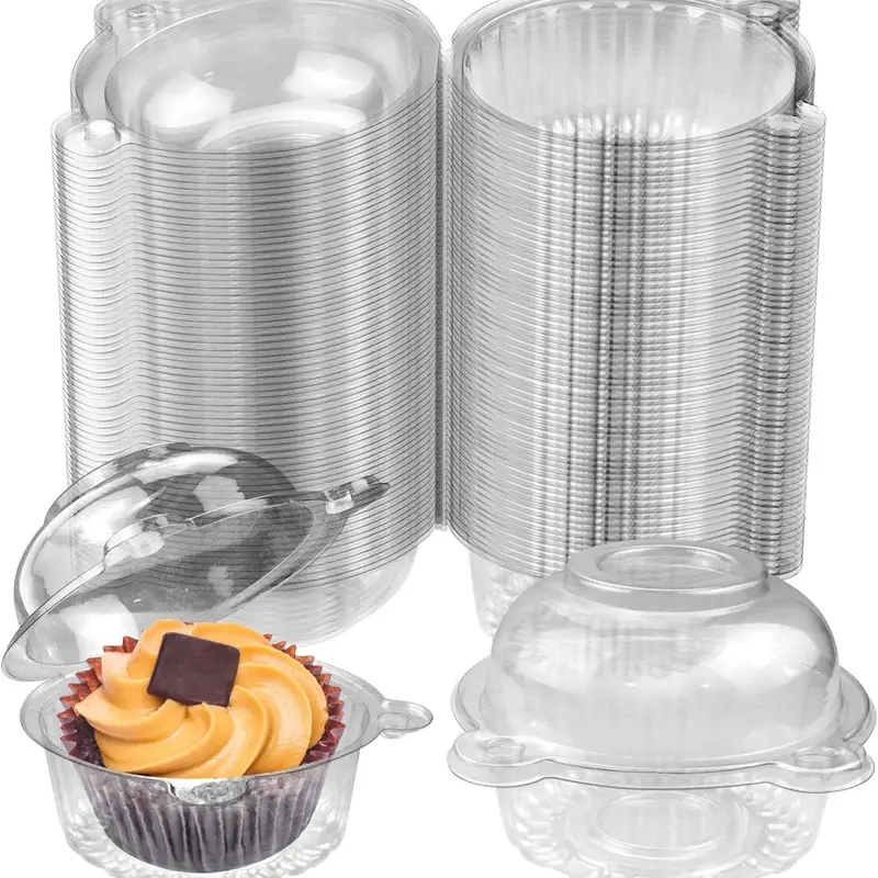 Caja transparente para 1, 2, 4 y 6 cupcakes – Punto y Papel