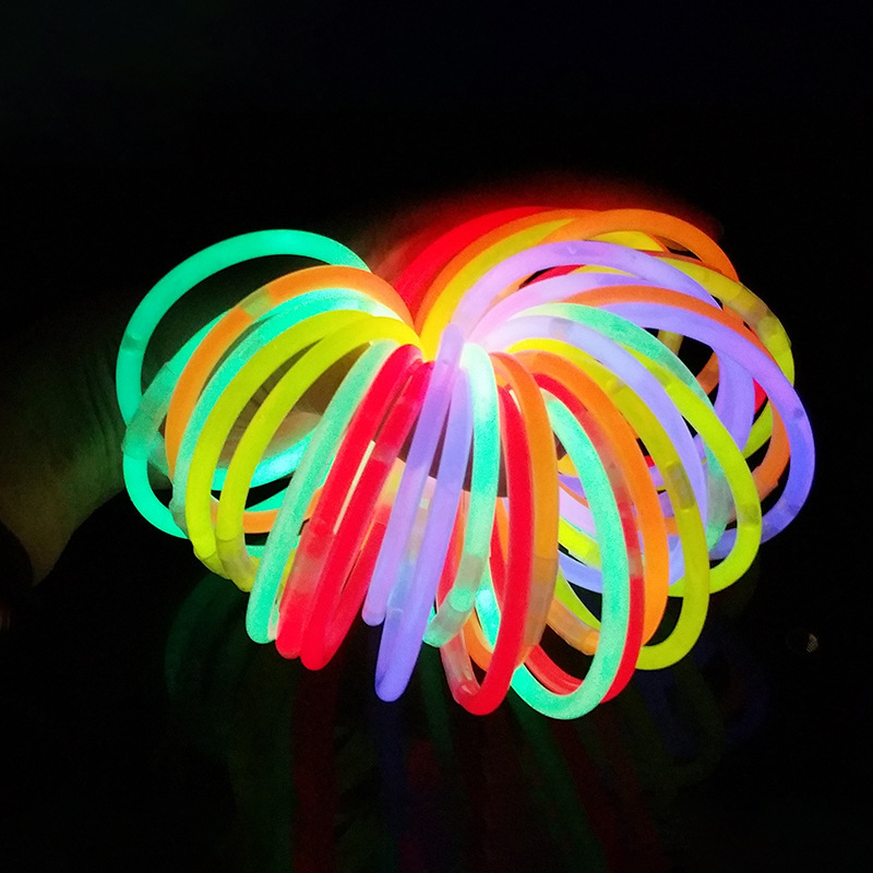 Barras luminosas fluorescentes para fiestas, pulseras, collares
