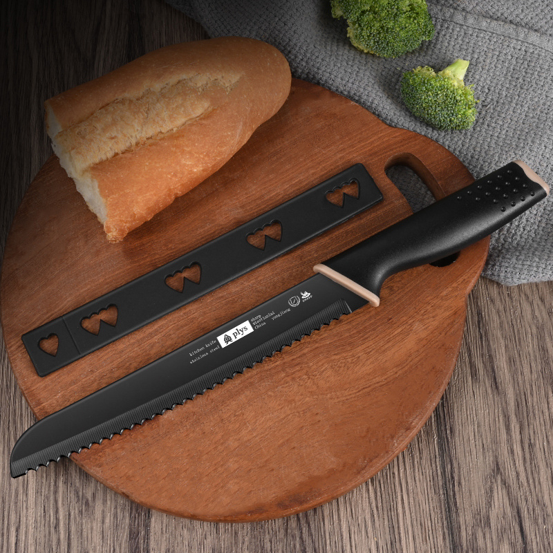 Stainless Steel Bread Knife, Serrated Bread Slicing Knife, Cake Bread Cutter  For Outdoor Picnic - Temu