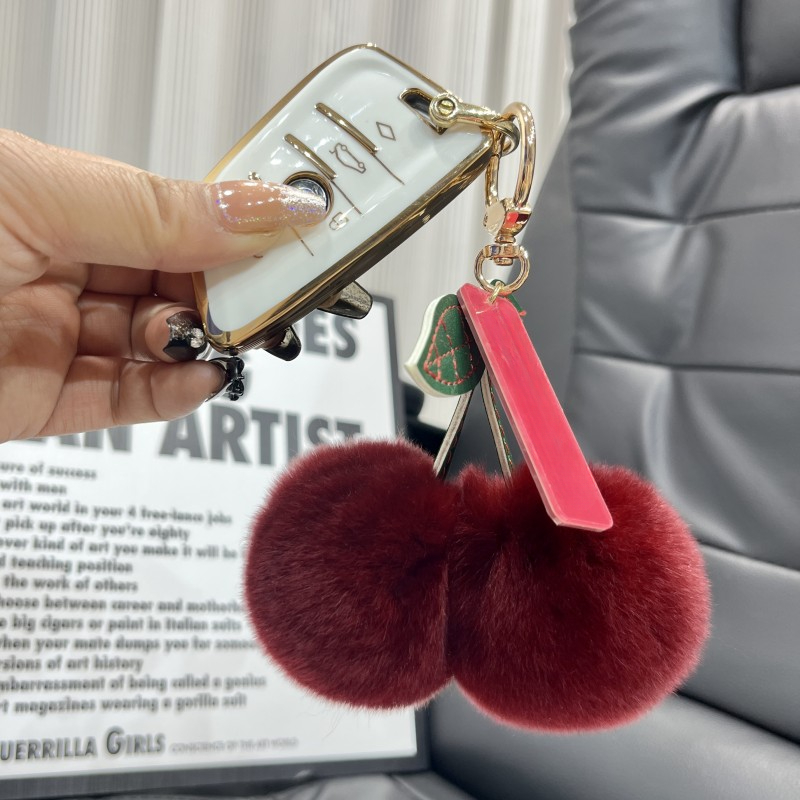 Upgrade Your Car Keys With This Stylish Flip Fur Keychain - Perfect For Men  And Women! - Temu