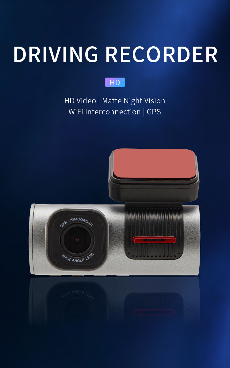 Hd Dashcam Wireless WiFi Connection Front and Rear Dual Lens with Reverse  Video Car Black Box