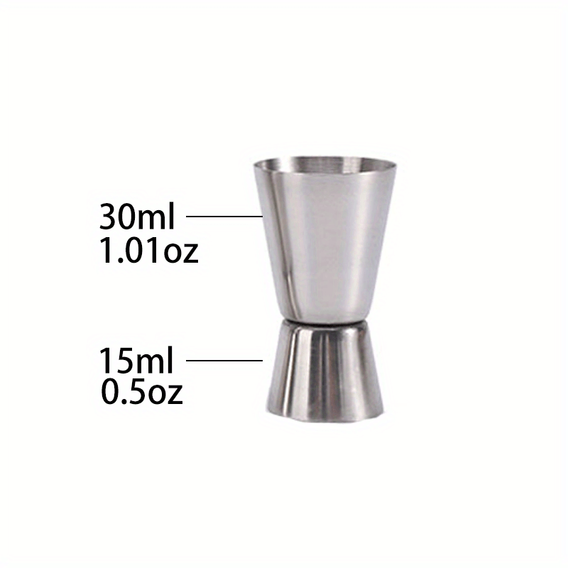 Tainless Steel Measuring Glass Metal Double Ended Measuring Glass