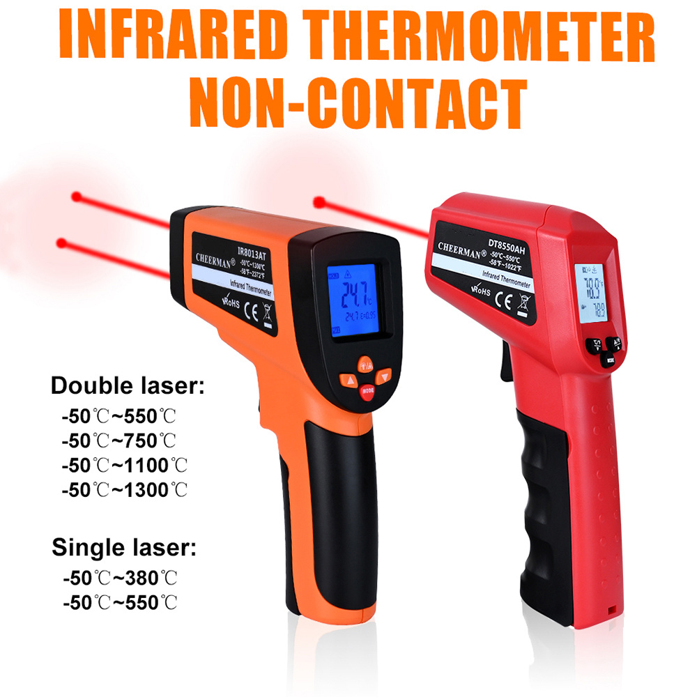 Digital Infrared Thermometer Gun handheld Heat Temperature - Temu